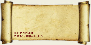 Jana Bilbija vizit kartica